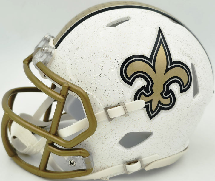 Ricky Williams Signed New Orleans Saints 2025 Alternate Speed Mini Helmet JSA
