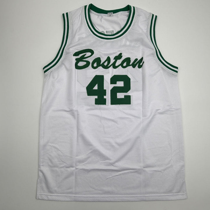 Autographed/Signed Al Horford Boston White Basketball Jersey Beckett BAS COA