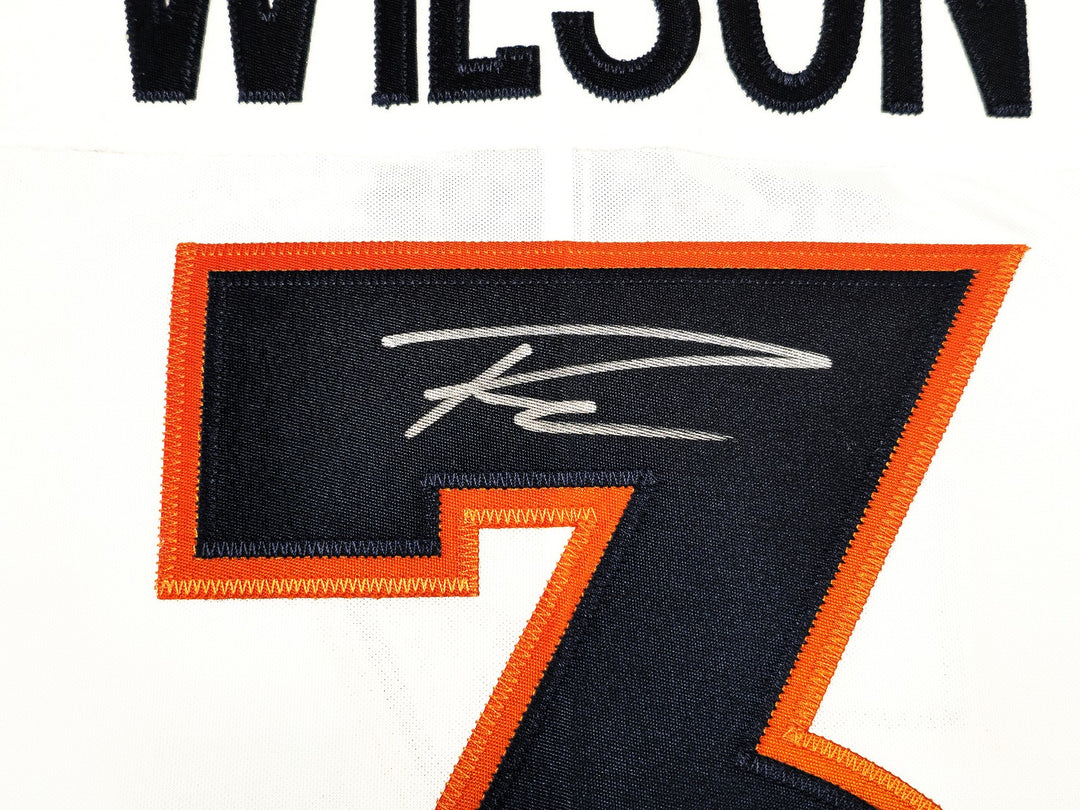 Broncos Russell Wilson Signed White Nike Limited Jersey Size L Fanatics Holo