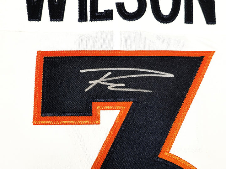 Broncos Russell Wilson Signed White Nike Limited Jersey Size L Fanatics Holo