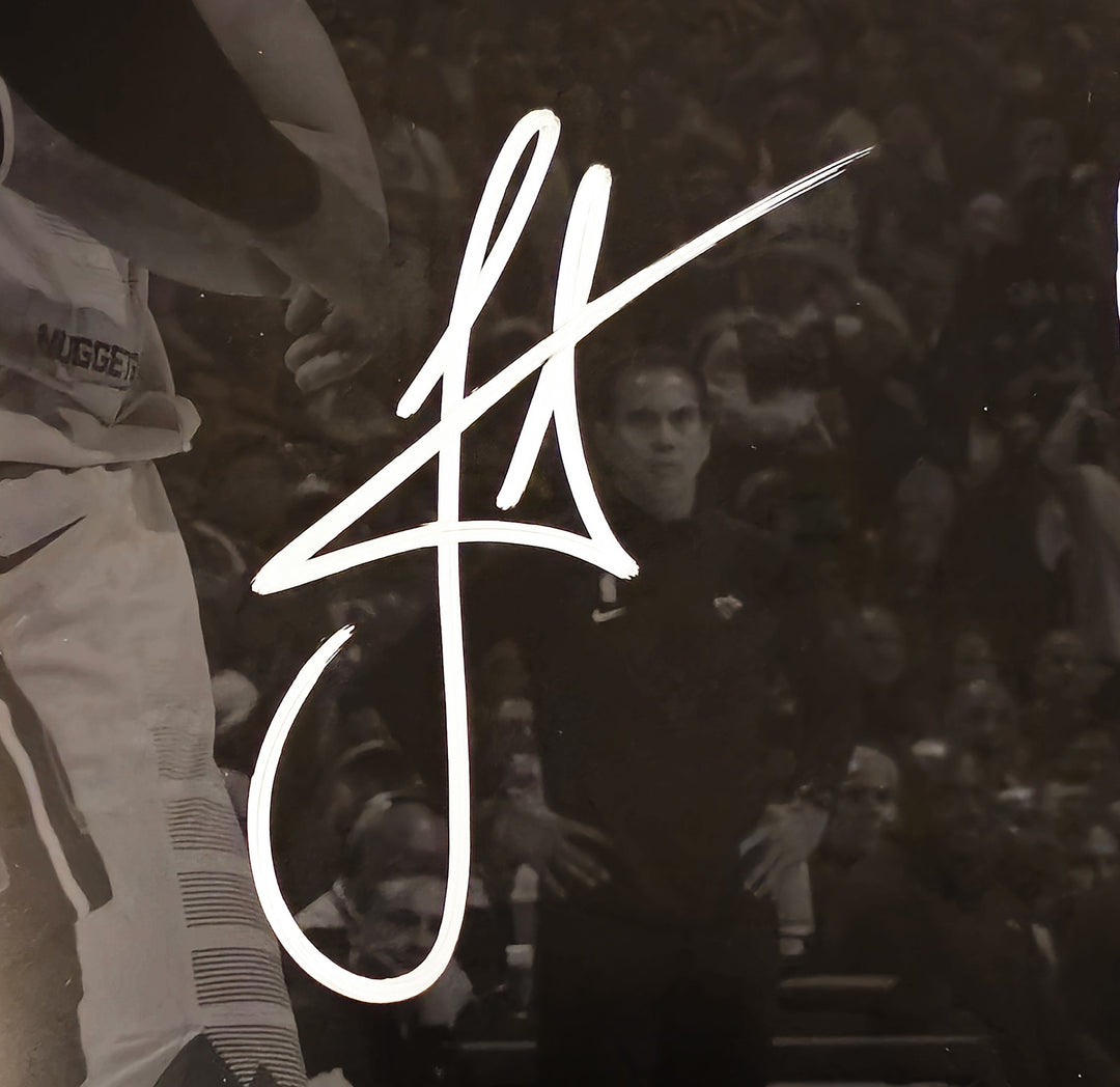 Nikola Jokic Signed 16x20 Photo Denver Nuggets 2023 NBA Finals Spotlight JSA