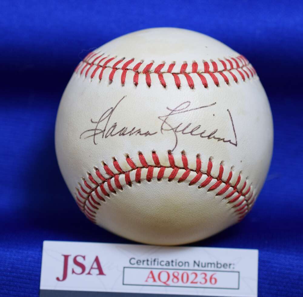 Harmon Killebrew JSA COA Autograph National League Feeney Signed Baseball