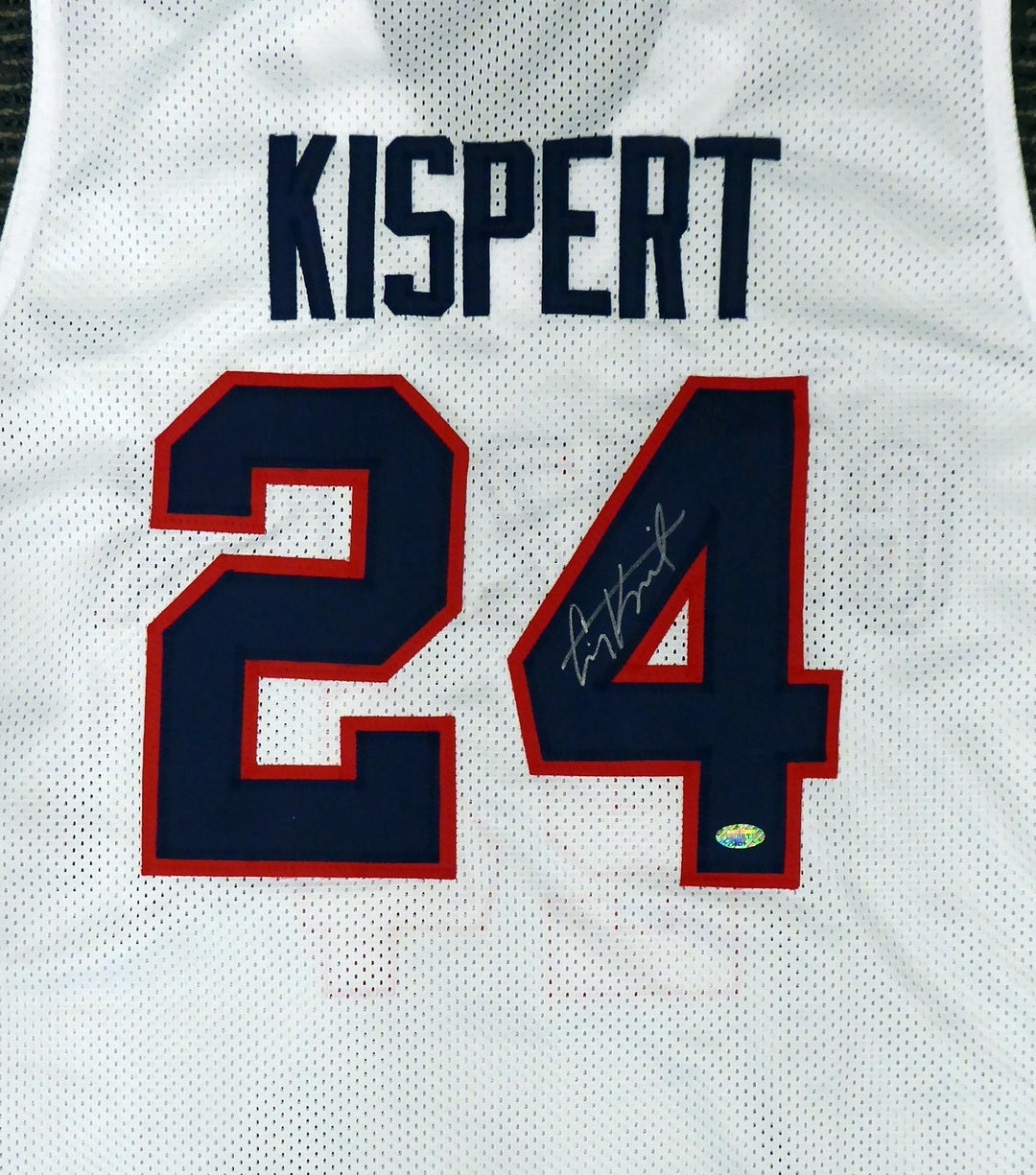 Gonzaga Bulldogs Corey Kispert Autographed Signed White Jersey MCS Holo