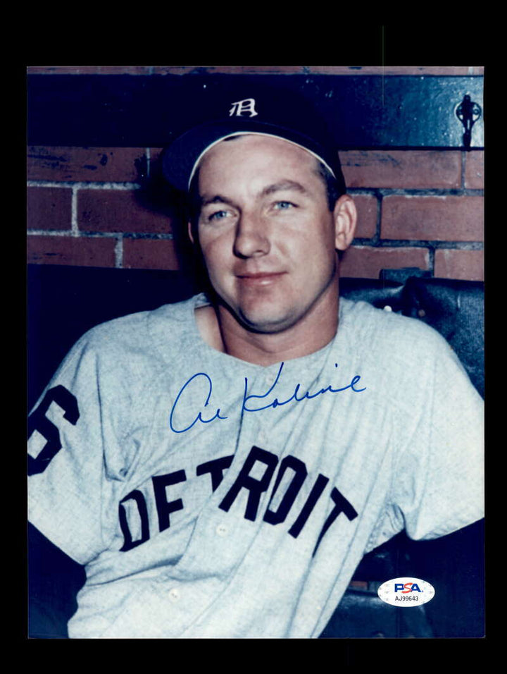 Al Kaline PSA DNA Signed 8x10 Photo Tigers Autograph 9