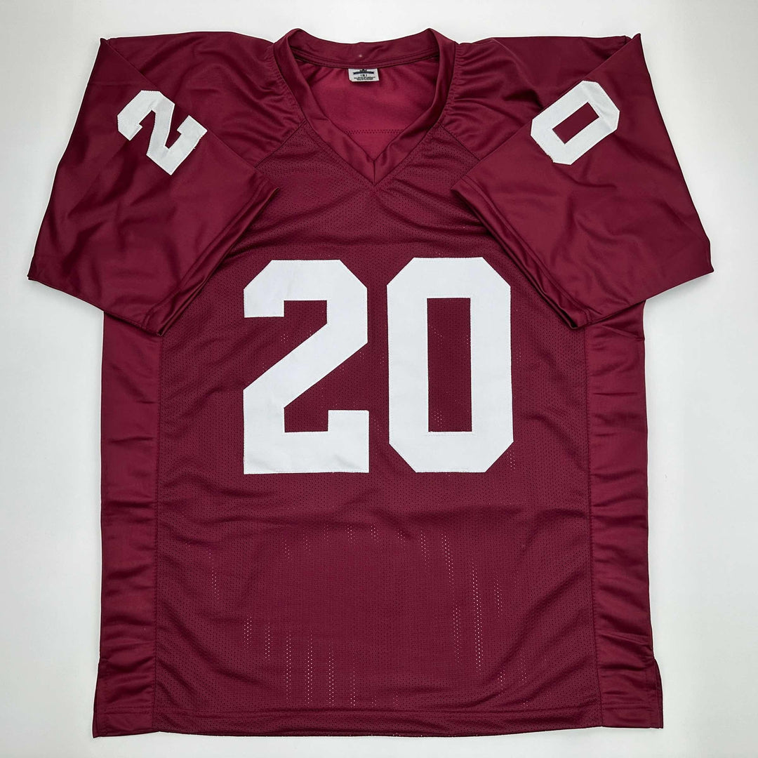 Facsimile Autographed Billy Sims Oklahoma Red Reprint Jersey Size Men's XL