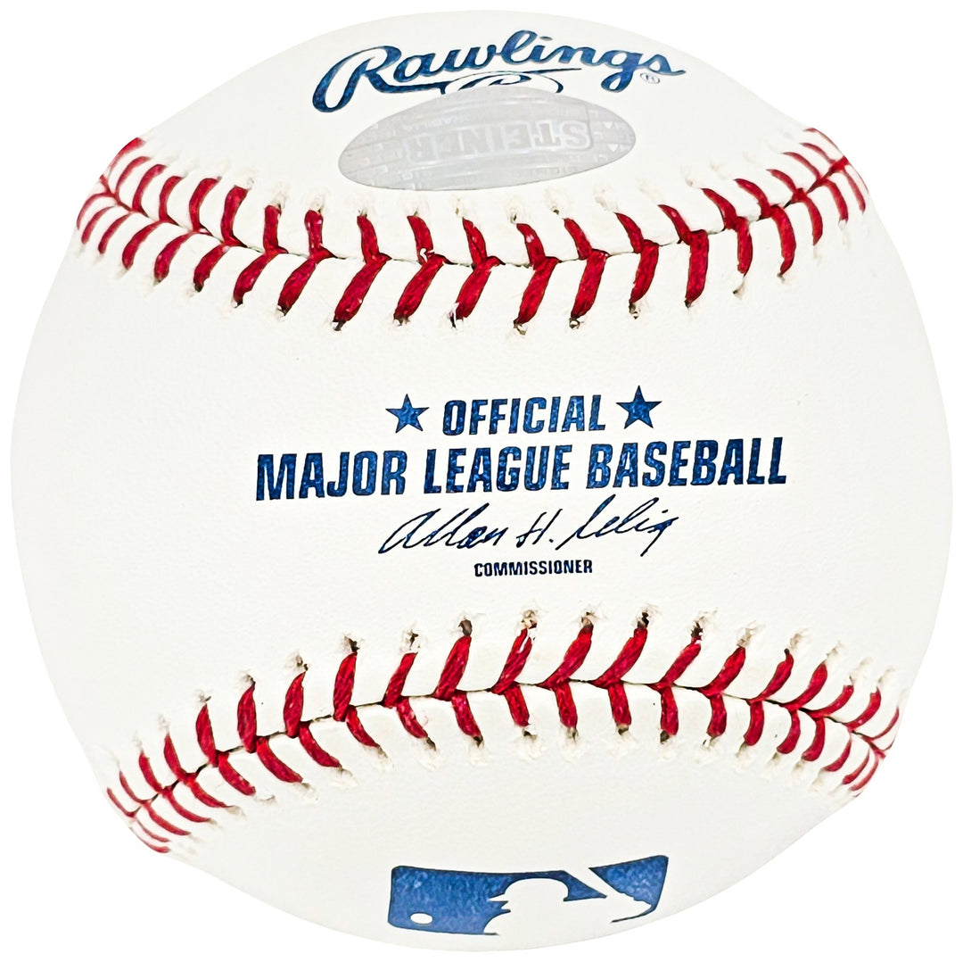 Rickey Henderson Auto MLB Baseball Oakland A's, Yankees "HOF 2009" Steiner Holo