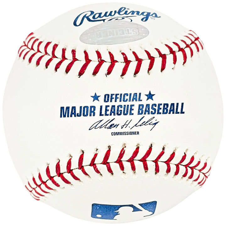 Rickey Henderson Auto MLB Baseball Oakland A's, Yankees "HOF 2009" Steiner Holo