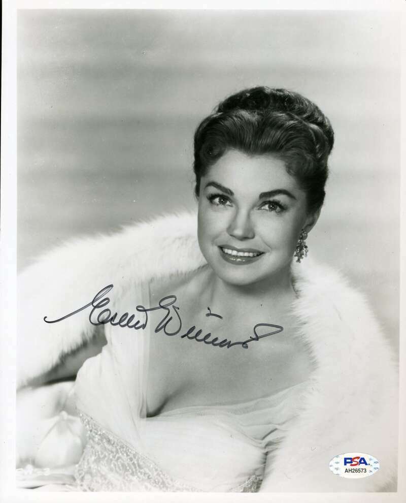 Esther Williams PSA DNA Coa Signed 8x10 Photo Autograph