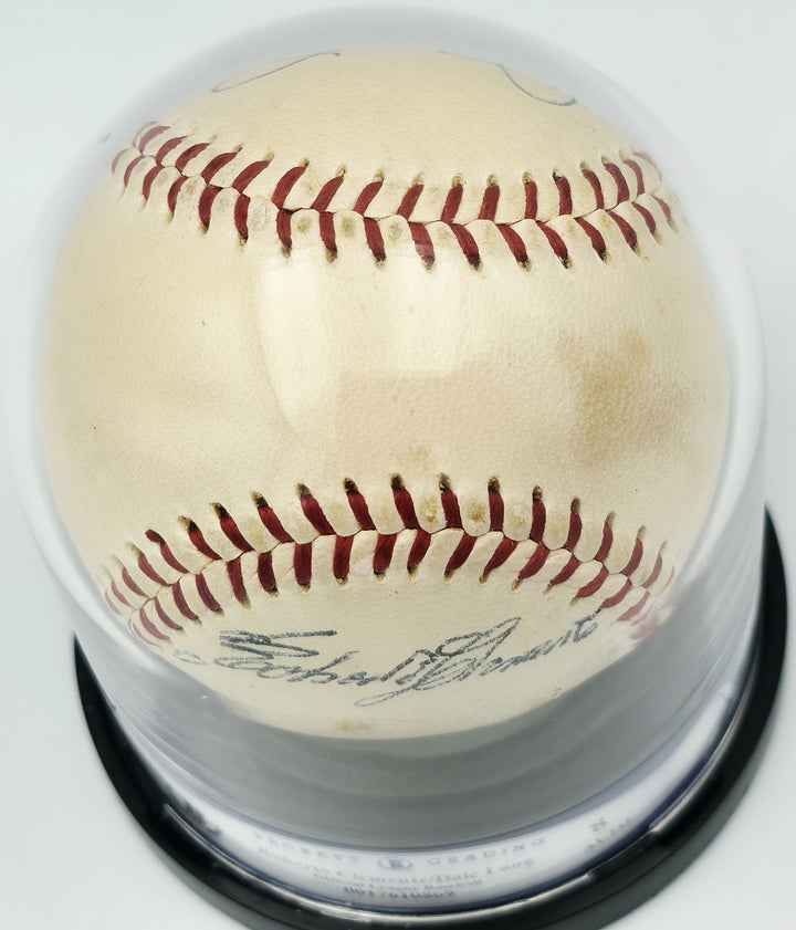 Roberto Clemente & Dale Long Auto Giles NL Baseball Pirates Auto NM/M 8 Beckett
