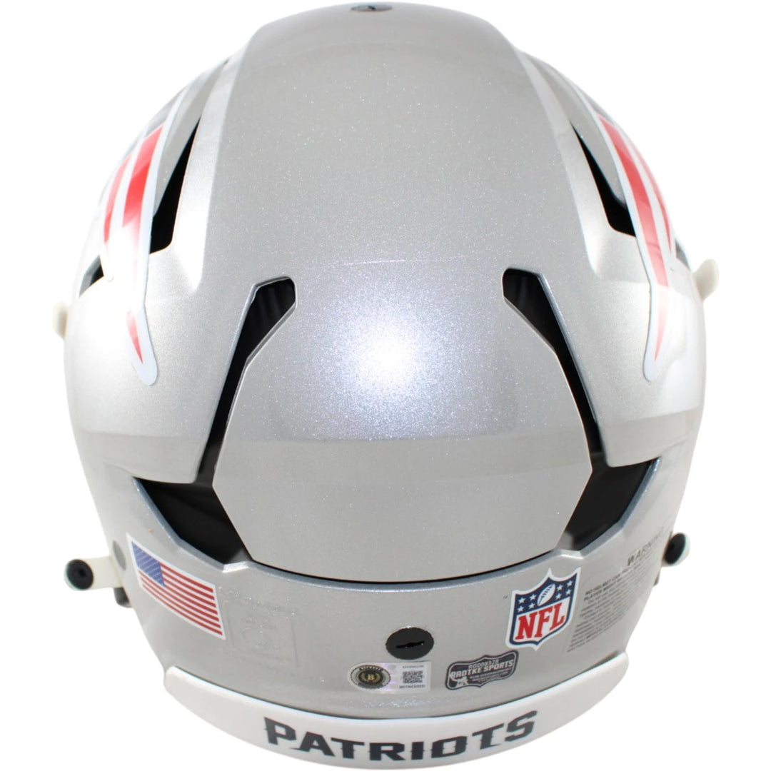 Rob Gronkowski Autographed New England Patriots Axiom F/S Helmet Beckett W 58335