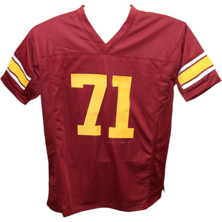 Tony Boselli Autographed/Signed College Style Red Jersey Beckett 43098