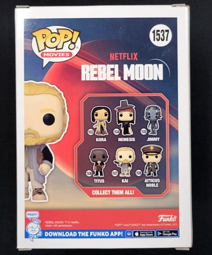Charlie Hunnam signed Rebel Moon Kai Funko Pop! autograph (C) ~ Beckett BAS