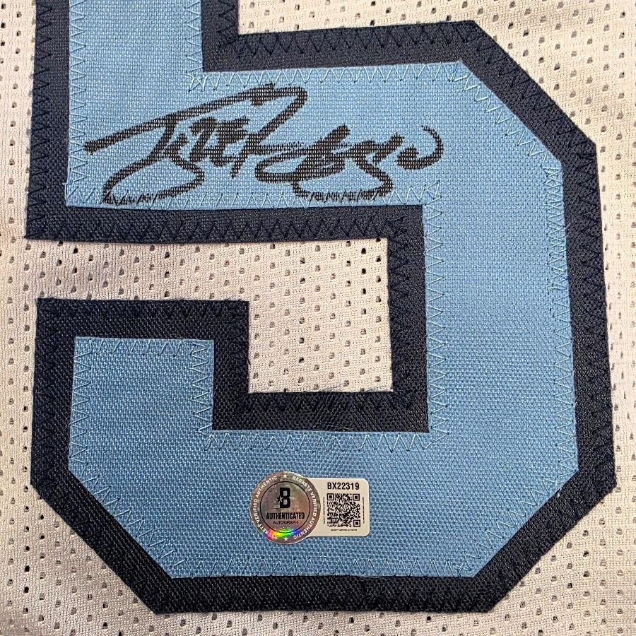 Tyler Hansbrough signed North Carolina Tar Heels Jersey autograph ~ Beckett BAS