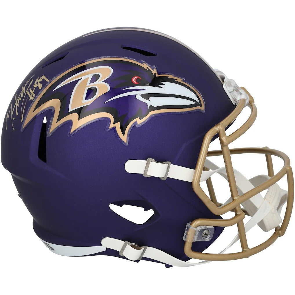 Mark Andrews Signed Ravens FS Purple Alternate Replica Speed Helmet Fanatics