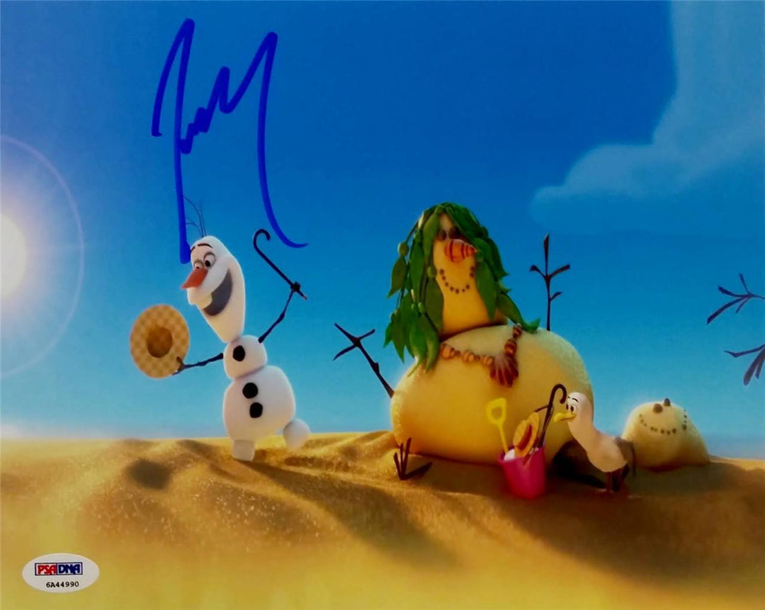 Josh Gad Olaf Signed Disney Frozen 8x10 Photo ITP PSA Pic Proof J