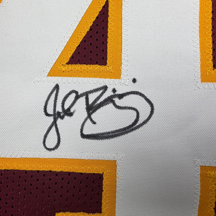 Autographed/Signed John Riggins Washington Burgundy Jersey Beckett BAS COA