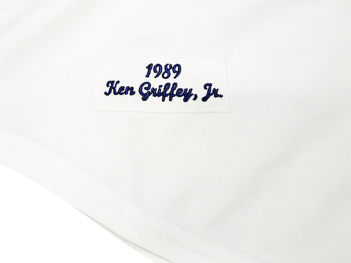 Mariners Ken Griffey Jr. Auto White Mitchell Ness 89L Cooperstown Jersey Beckett