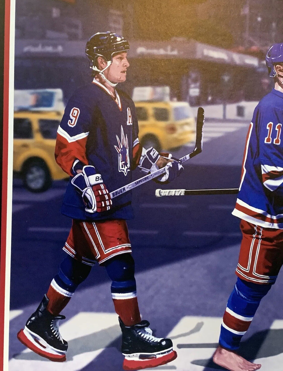 1994 Stanley Cup Rangers 16x20 Photo Litho Mark Messier Richter Leetch Graves