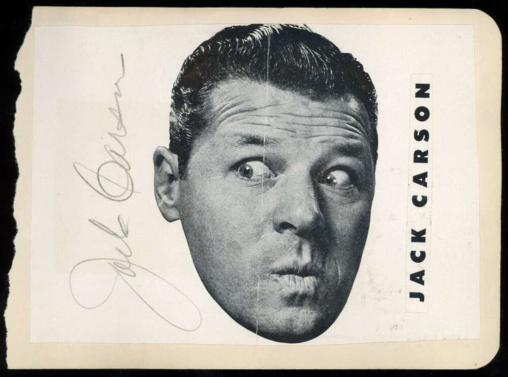 Gary Cooper Jack Carson JSA LOA Signed Vintage Album Page Autograph