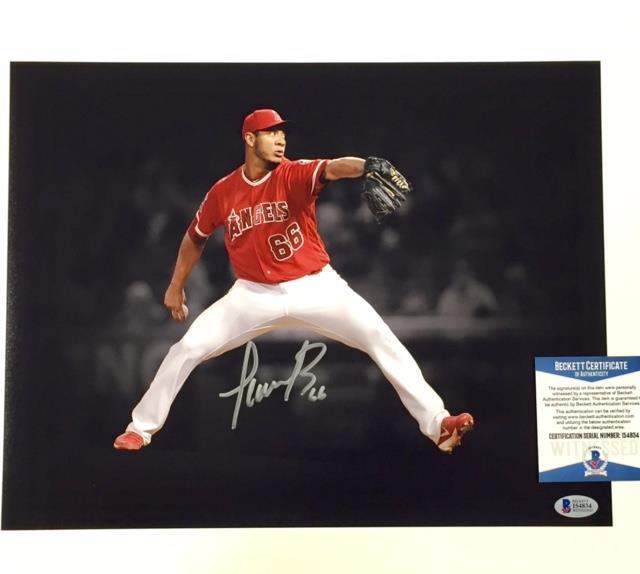 JC RAMIREZ Signed Angels 11x14 Photo ~ BAS Beckett Witness COA Autograph Auto