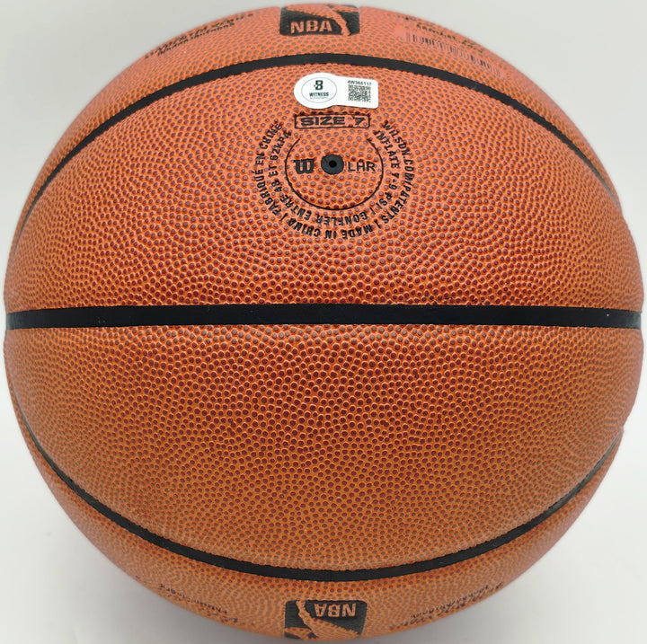 Dennis Rodman Auto Authentic Indoor/Outdoor Basketball Bulls "HOF 2011" Beckett