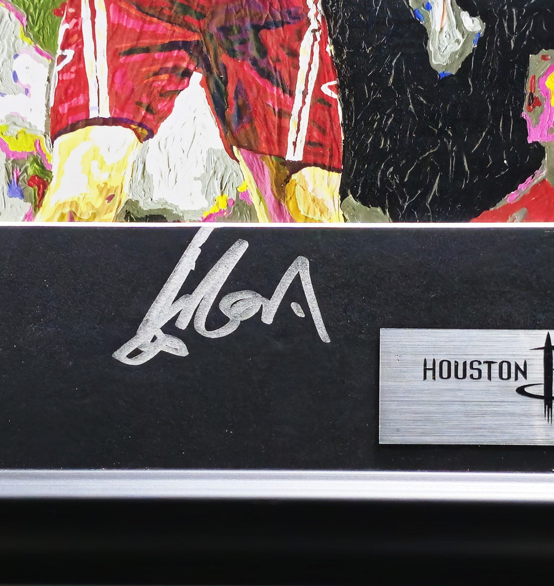 Yao Ming & Tracy McGrady Auto Framed 10x13 Photo Art Display Rockets UDA Beckett