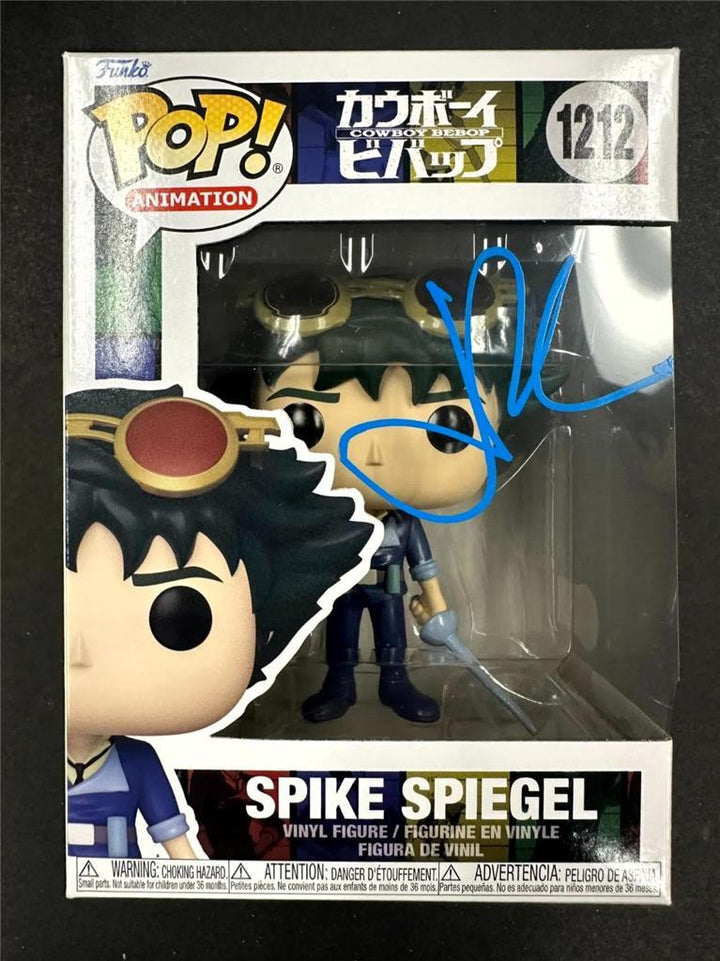 John Cho signed Cowboy Bebop Spike Spiegel Funko Pop! autograph ~ Beckett BAS