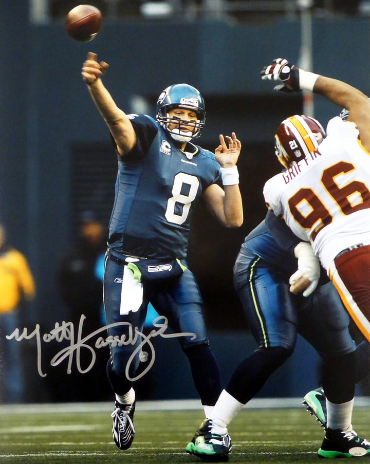 Matt Hasselbeck Signed Framed 16x20 Photo Seattle Seahawks MCS Holo