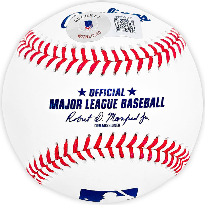 Ken Griffey Sr. Signed Official MLB Baseball Reds "75-76 WS Champs" Beckett Wit