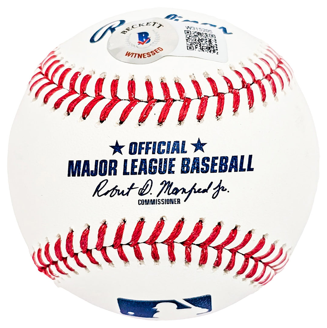 Chili Davis Autographed Signed MLB Baseball New York Yankees "Dawg" Beckett Wit