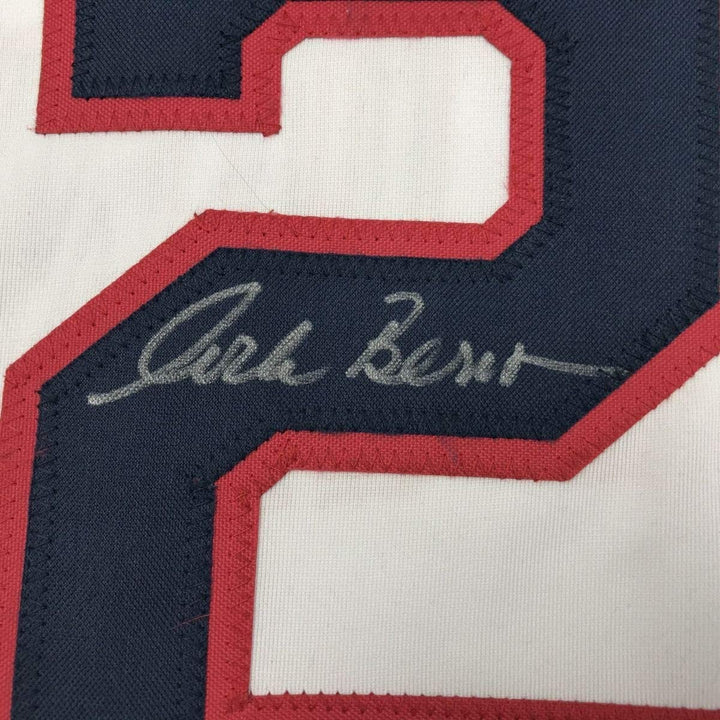 Signed CORBIN BERNSEN Roger Dorn Major League Movie Jersey JSA COA