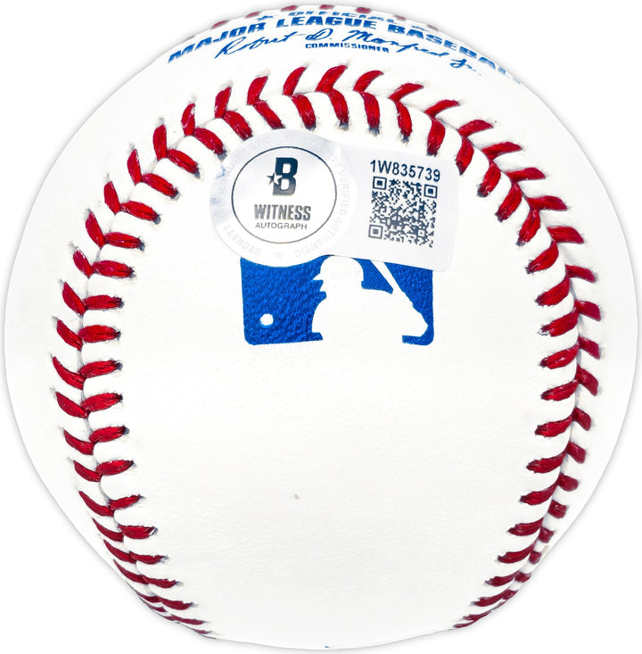 Ichiro Suzuki Signed MLB Baseball Mariners "01 ROY/MVP" IS Holo & Beckett Wit