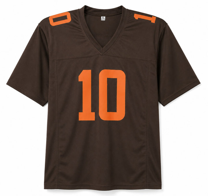 Cleveland Browns Quinshon Judkins Signed Brown Jersey Beckett BAS Witness