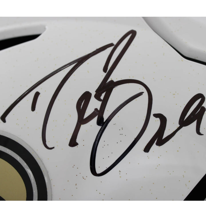 Drew Brees Signed New Orleans Saints SpeedFlex 25 Alt Helmet Beckett W 58498