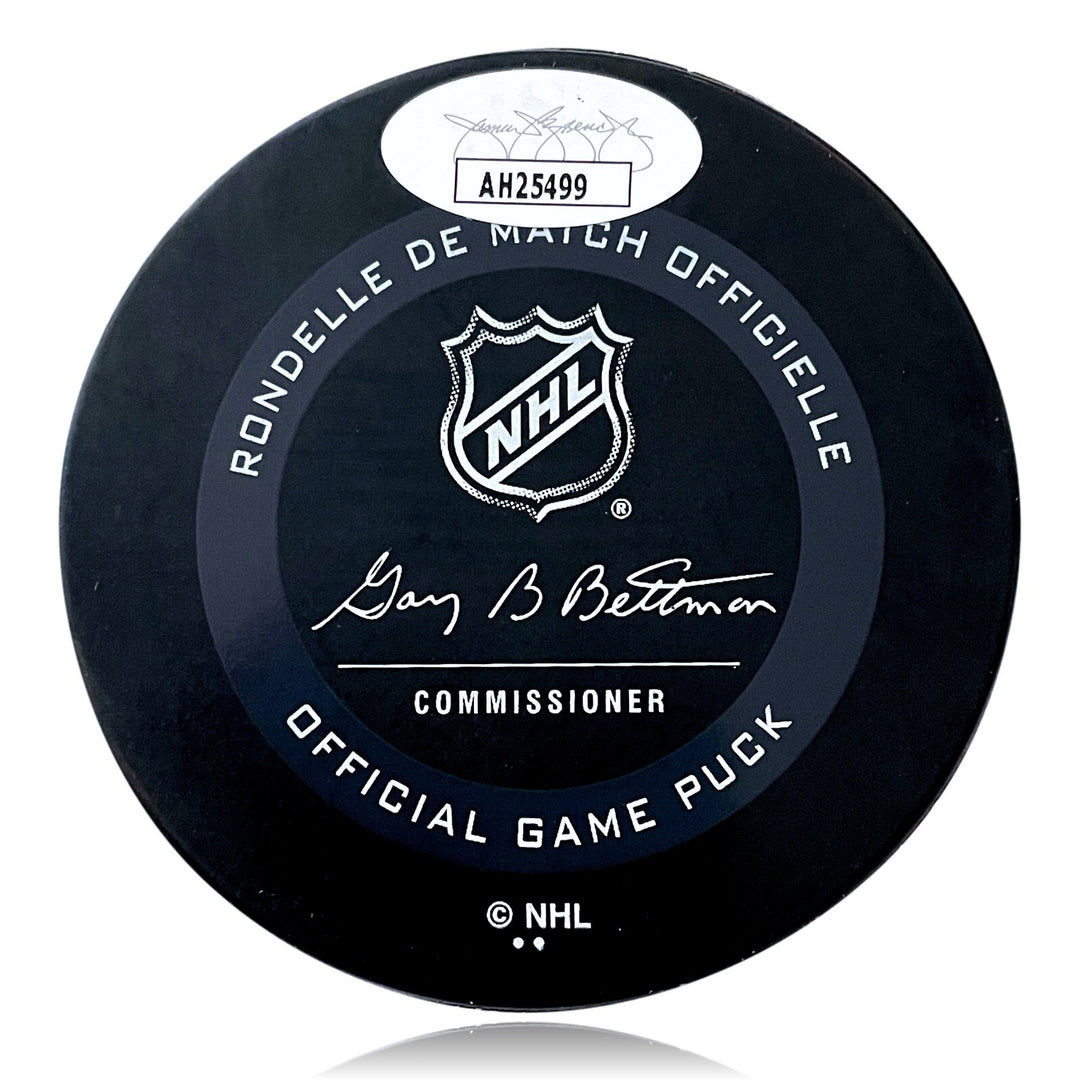 Phil Kessel Autographed Vegas Golden Knights Official Puck COA Inscriptagraphs