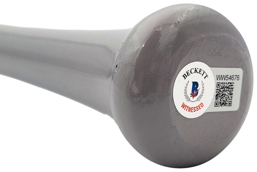 Jarred Kelenic Signed Dark Gray Rawlings Game Model Bat Seattle Mariners Beckett
