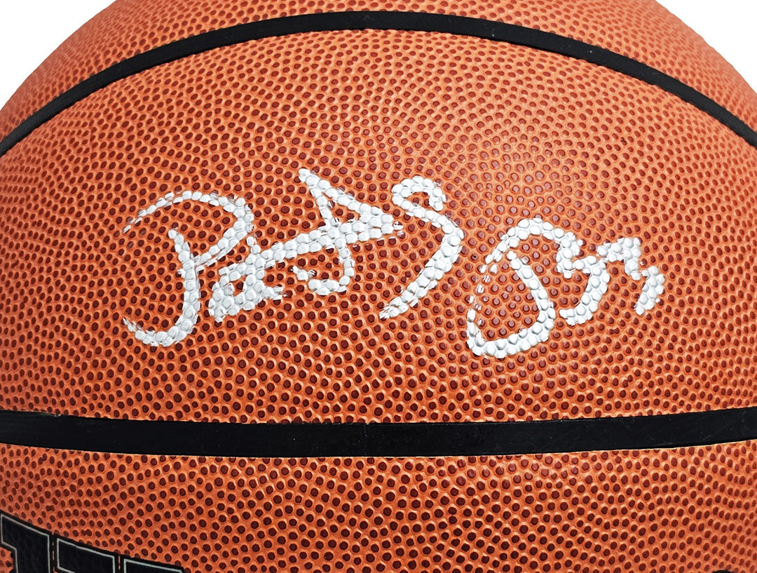 Patrick Ewing Signed Authentic Indoor/Outdoor Basketball Knicks Beckett Witness