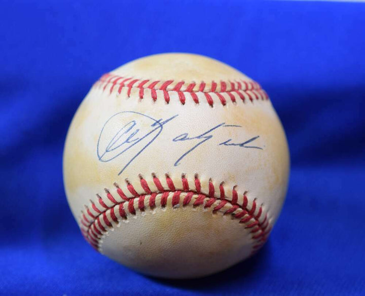 Carl Yastrzemski Upper Deck Coa Autograph American League OAL Signed Baseball