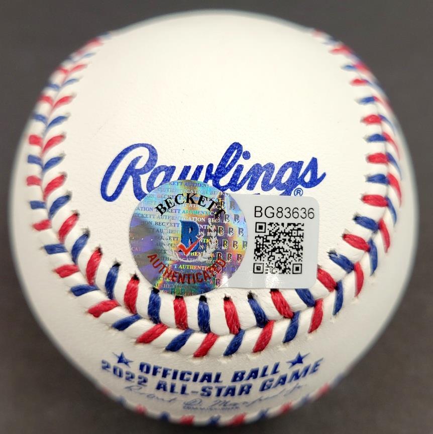 Austin Riley signed 2022 All-Star Game Baseball autograph (B) ~ Beckett BAS Holo