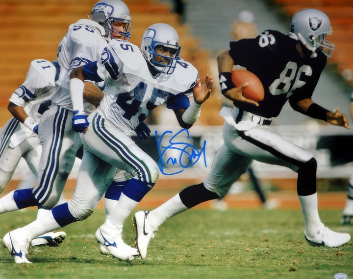 Kenny Easley Signed Framed 16x20 Photo Seattle Seahawks MCS Holo