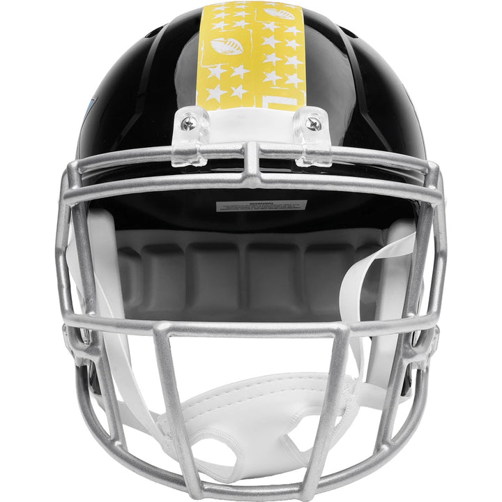 Unsigned Black SB LX Logo Speed Replica Full Size Helmet Seattle Seahawks