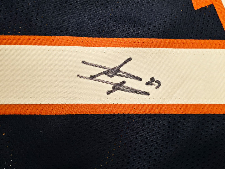 Denver Broncos Steve Atwater Signed Blue Jersey Beckett BAS Witness