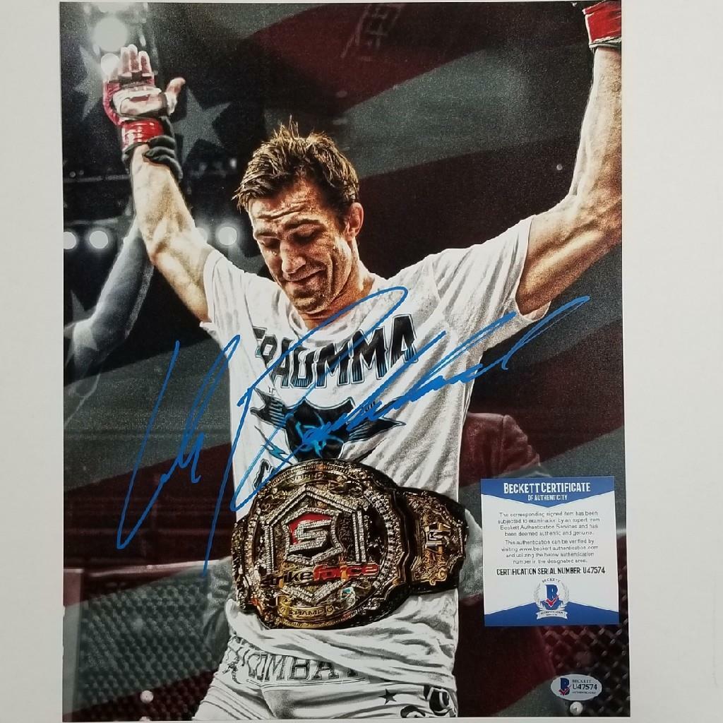 Luke Rockhold signed 11x14 Photo UFC MMA Autograph (A) ~ Beckett BAS COA