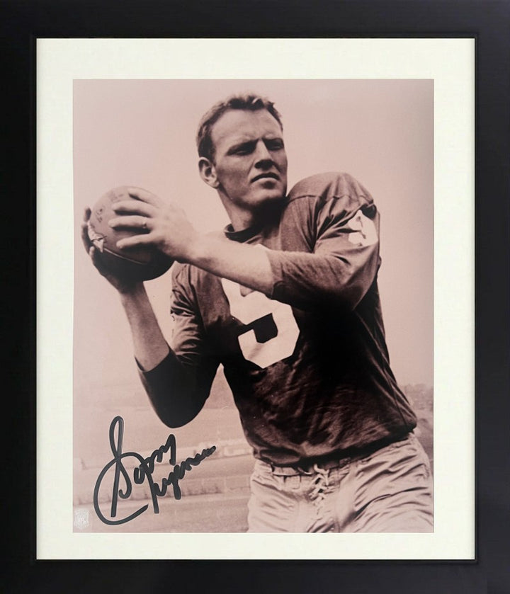 Sonny Jurgensen signed Washington Vintage NFL  8x10 Photo Framed- COA/Ticket HOF