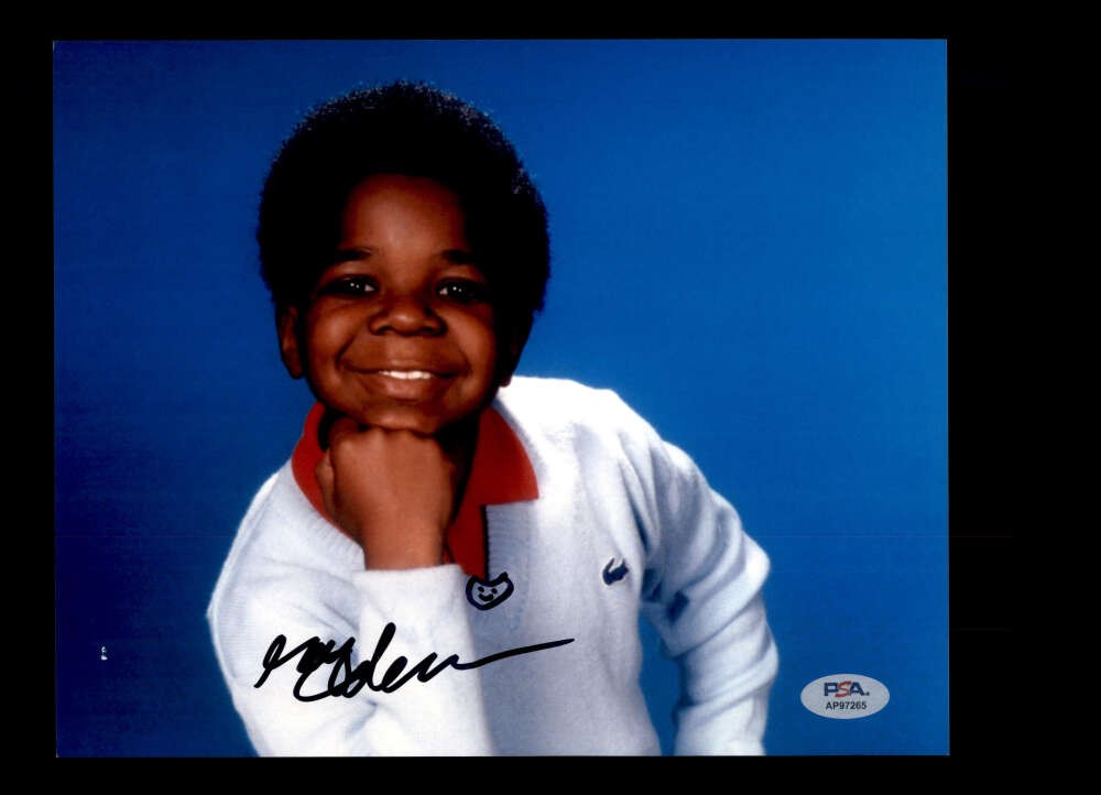Gary Coleman PSA DNA Coa Signed 8x10 Photo Autograph