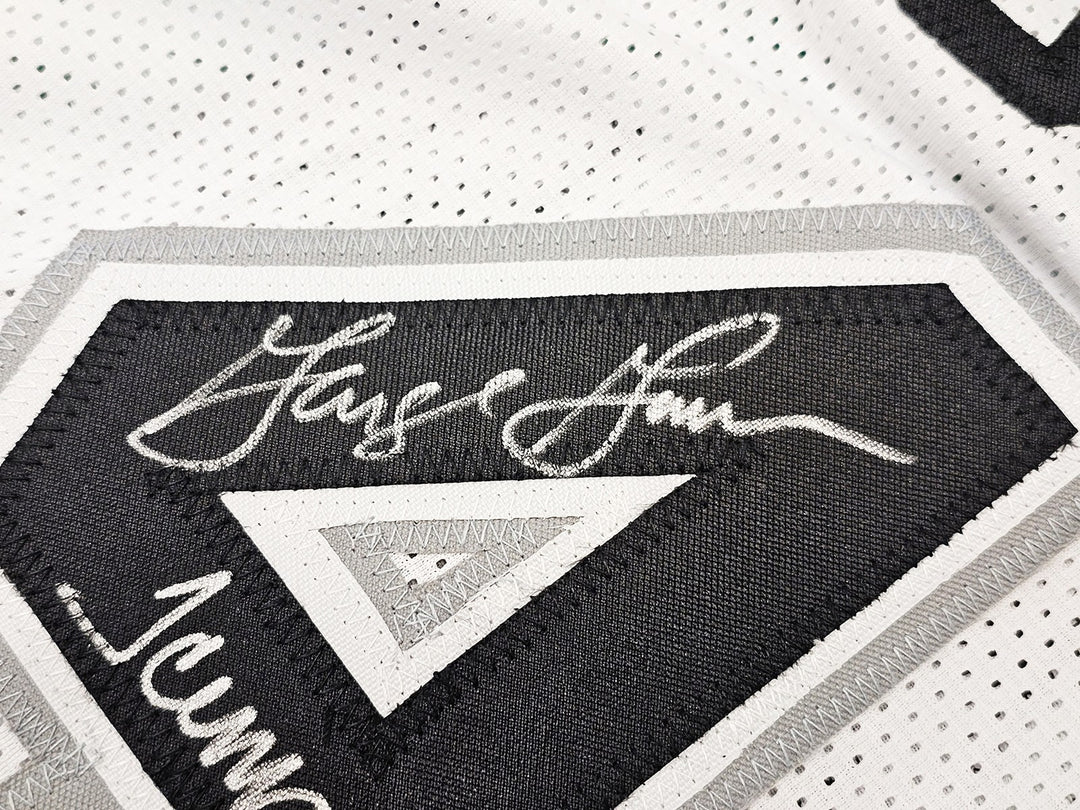 San Antonio Spurs George Gervin Signed White Jersey "Iceman" JSA