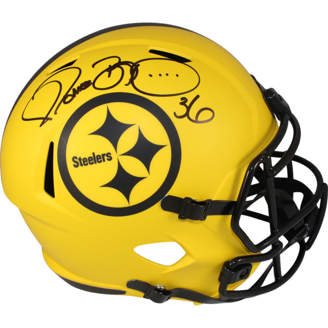 Jerome Bettis Autographed Pittsburgh Steelers F/S Rave Helmet Beckett 49576