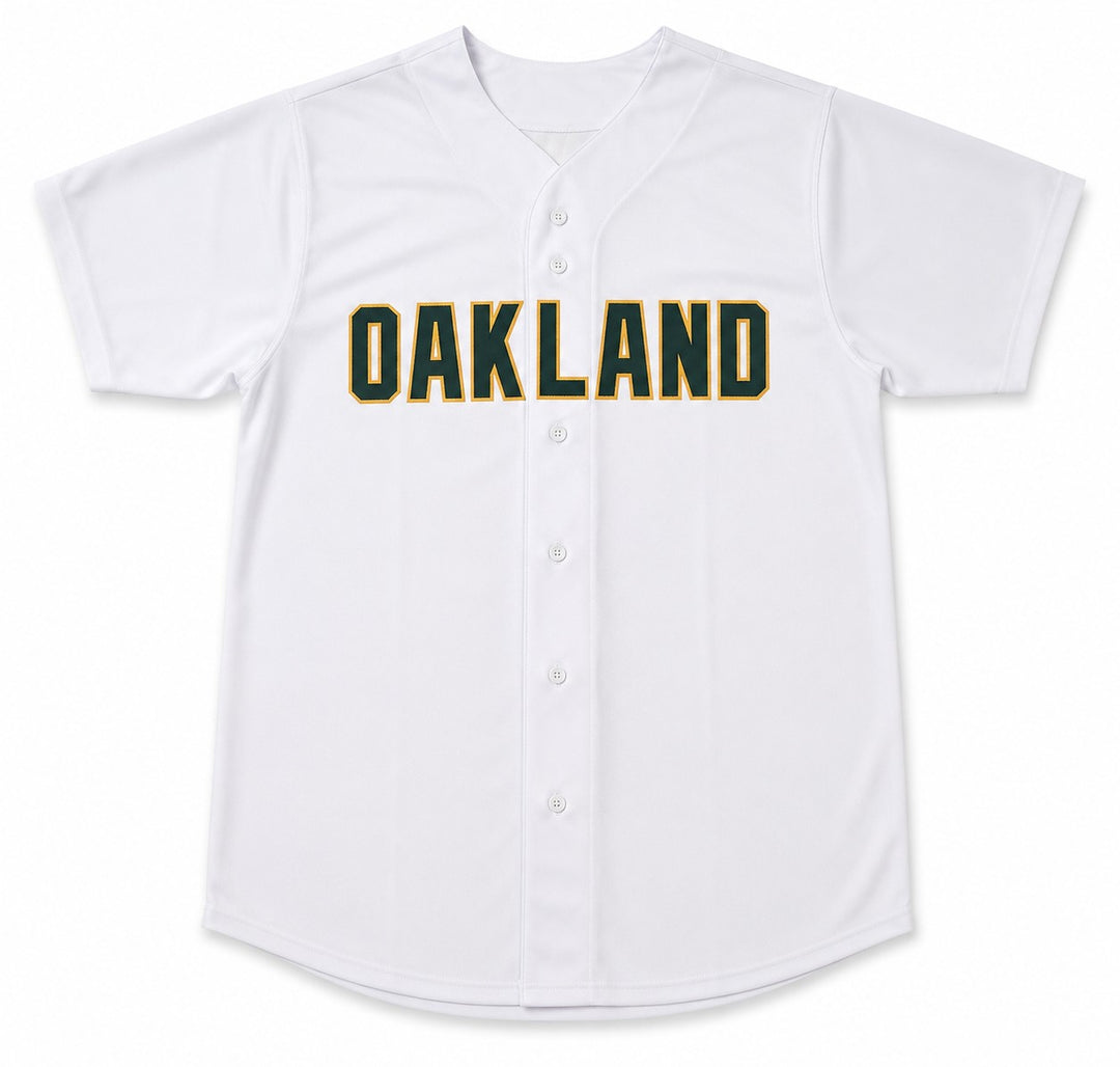Oakland A's Jose Canseco Signed White Jersey Beckett BAS Witness
