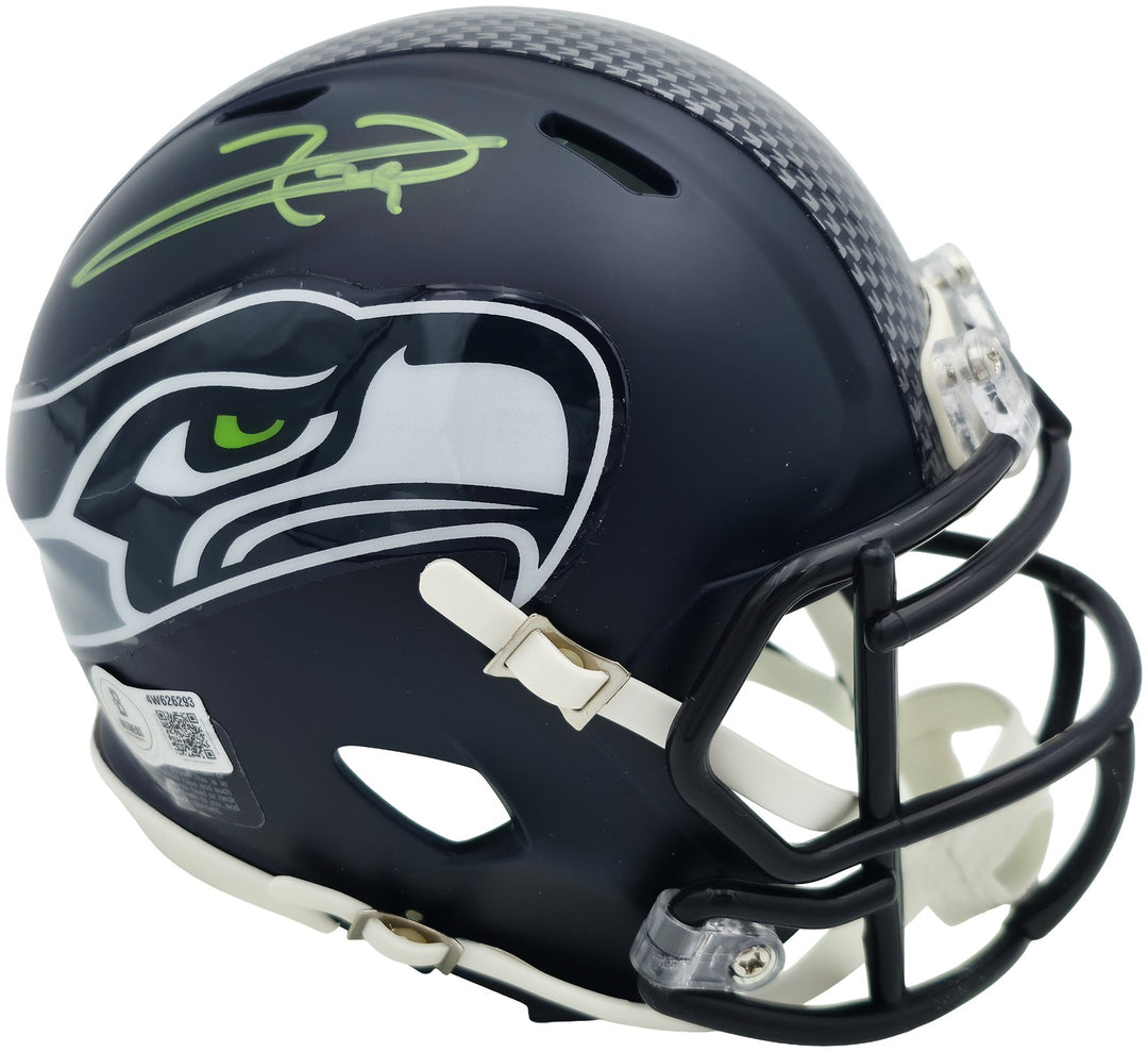 Earl Thomas III Signed Seattle Seahawks Blue Speed Mini Helmet Beckett Witness