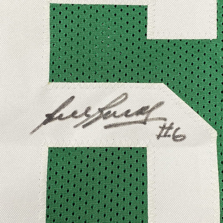 Framed Signed Bill Russell 35x39 Jersey Hollywood Collectibles COA
